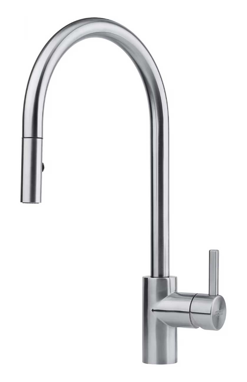 Front Angled view of Kitchen Faucet
