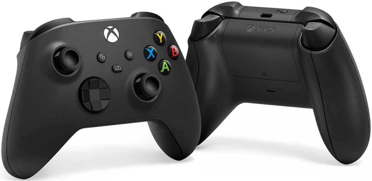Front view of Xbox Series X/S Controller in Carbon Black