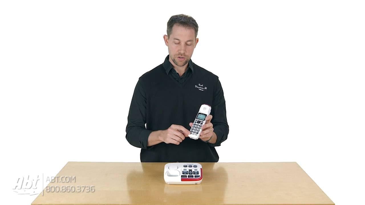 Watch Amplified Phone with Digital Answering Machine KX-TGM420W - Overview