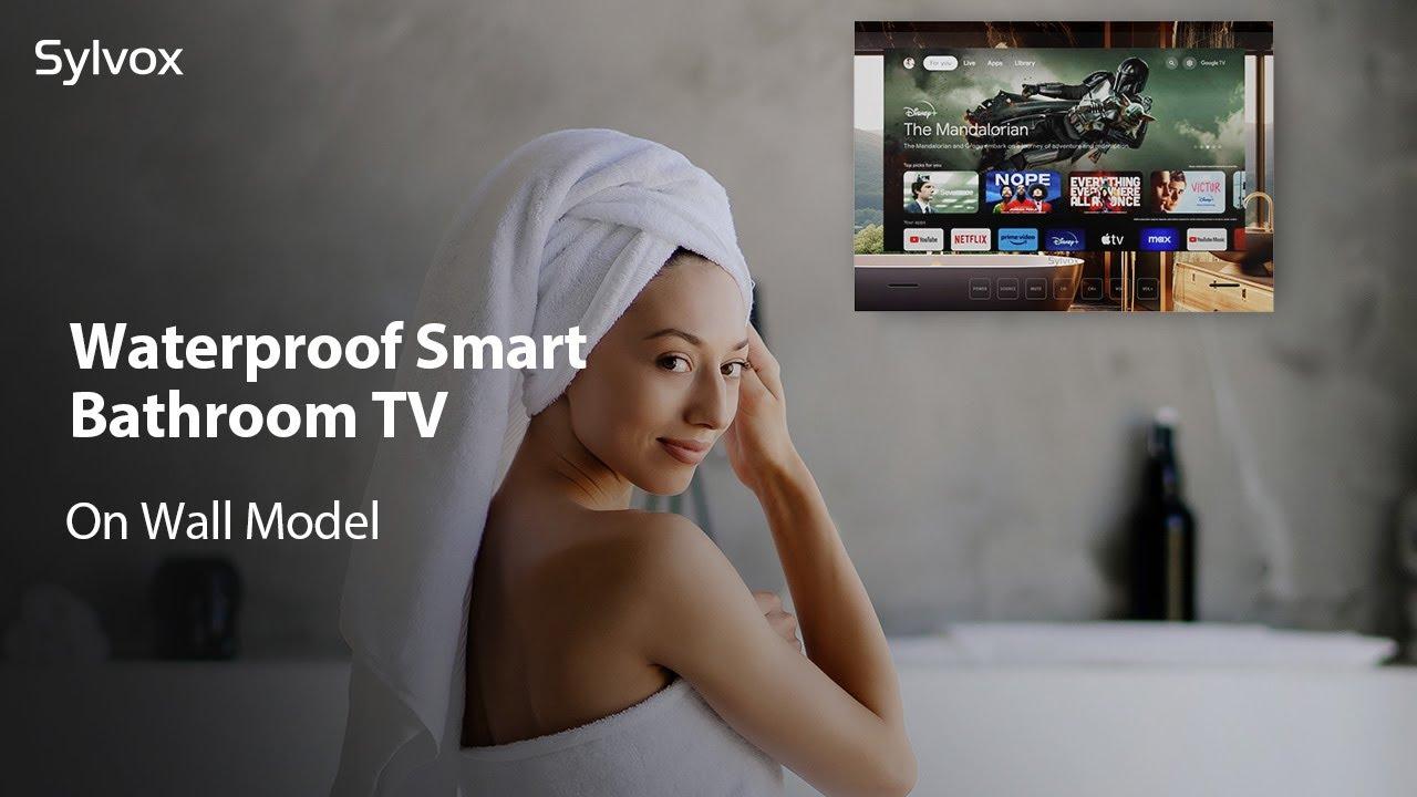 Watch Sylvox Mirror TV, IP65 Waterproof for the Bathroom