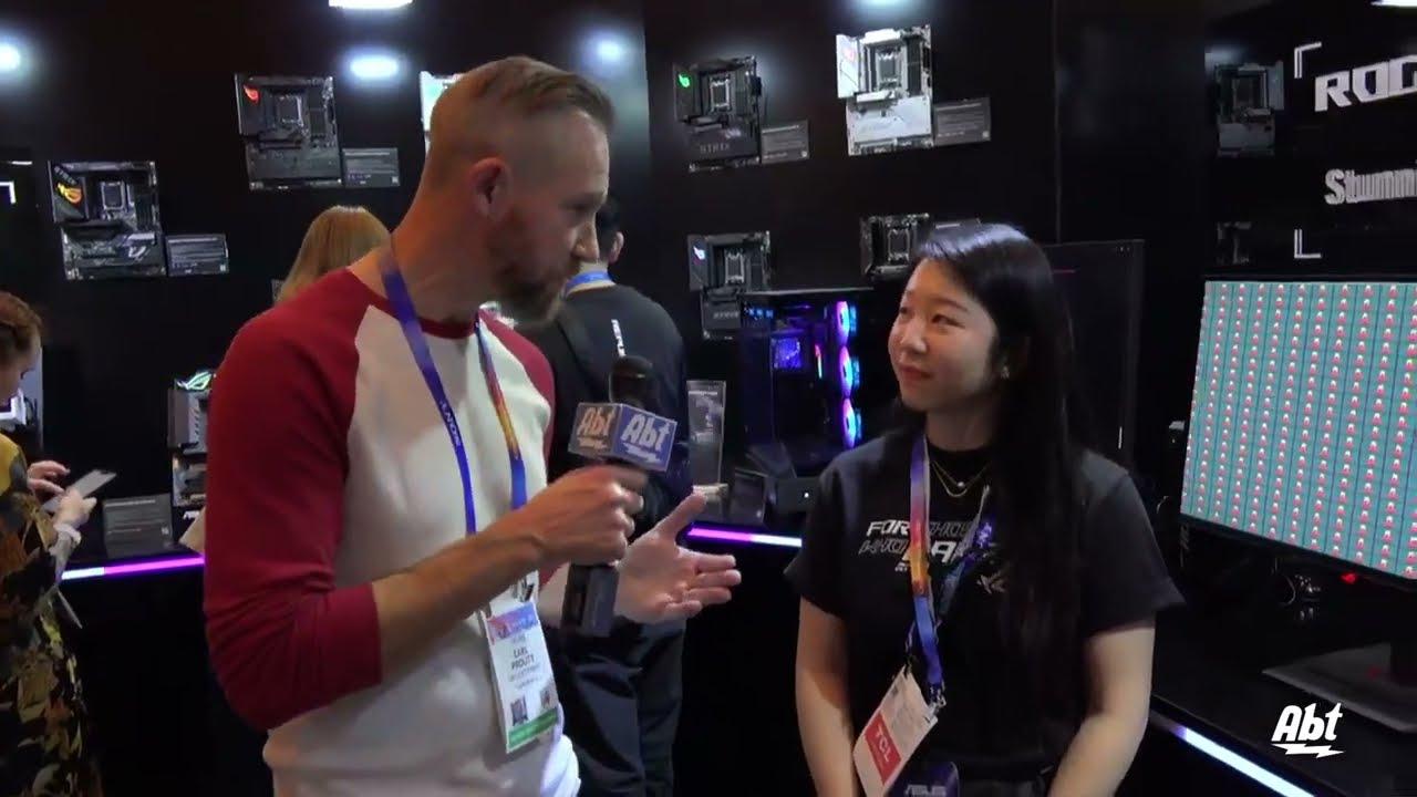 CES 2025: ASUS ROG Pulsar Gaming Monitors Video