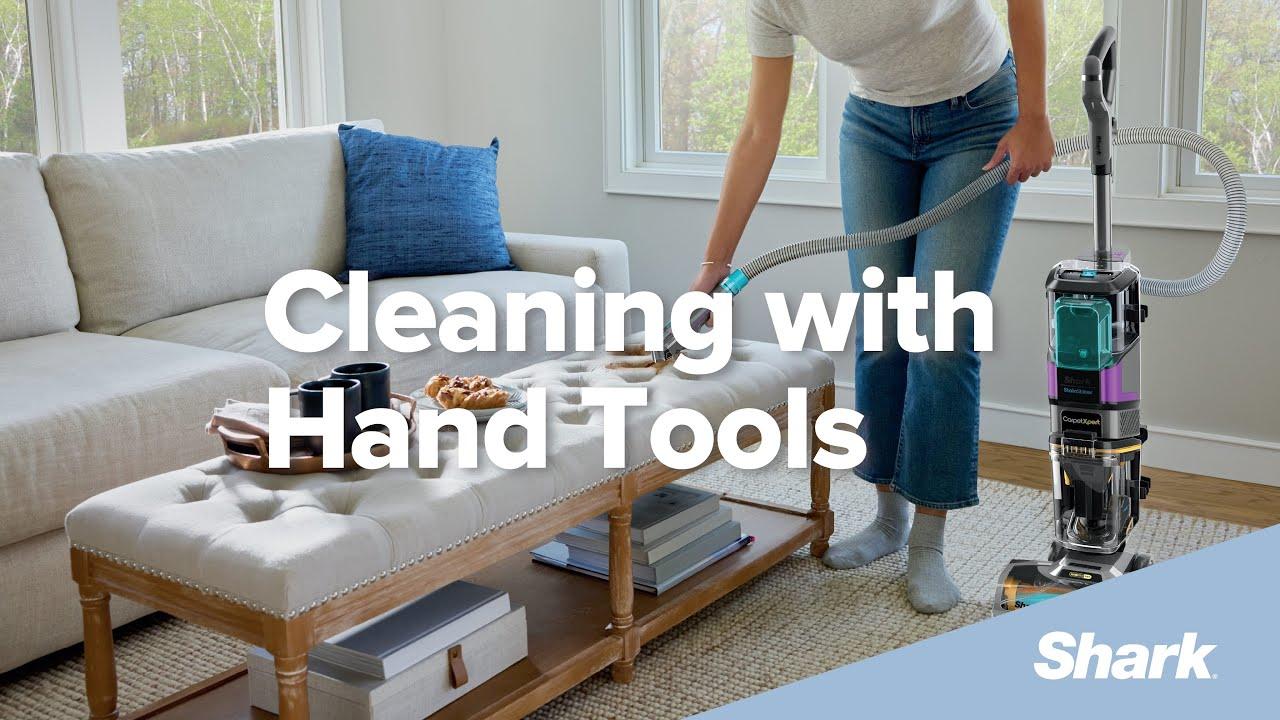 Watch How To Clean Using the Hand Tools on the Shark CarpetXpert HairPro Pet with StainStriker
