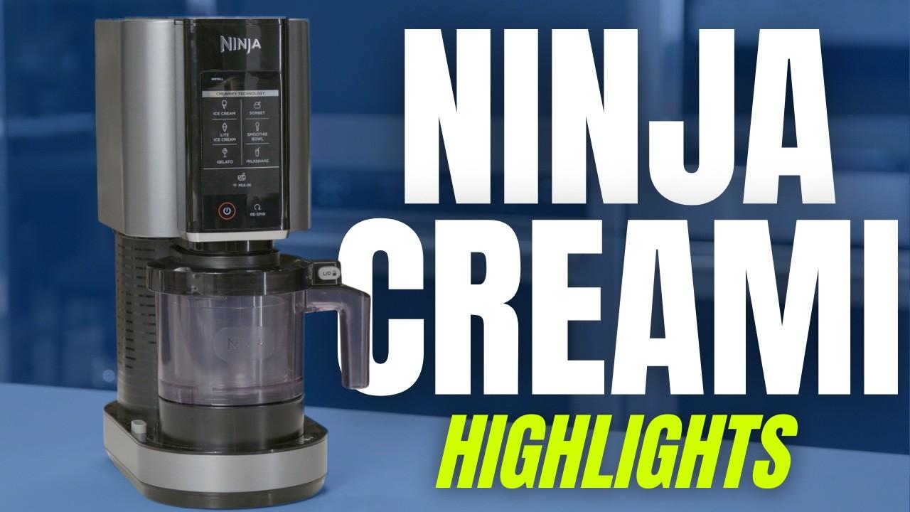 Ninja Creami Ice Cream Maker Overview Video