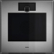 Gaggenau Expressive Series Single Wall Oven Right Hinge 24-Inch Wide in Stainless Steel Behind Smoked Glass