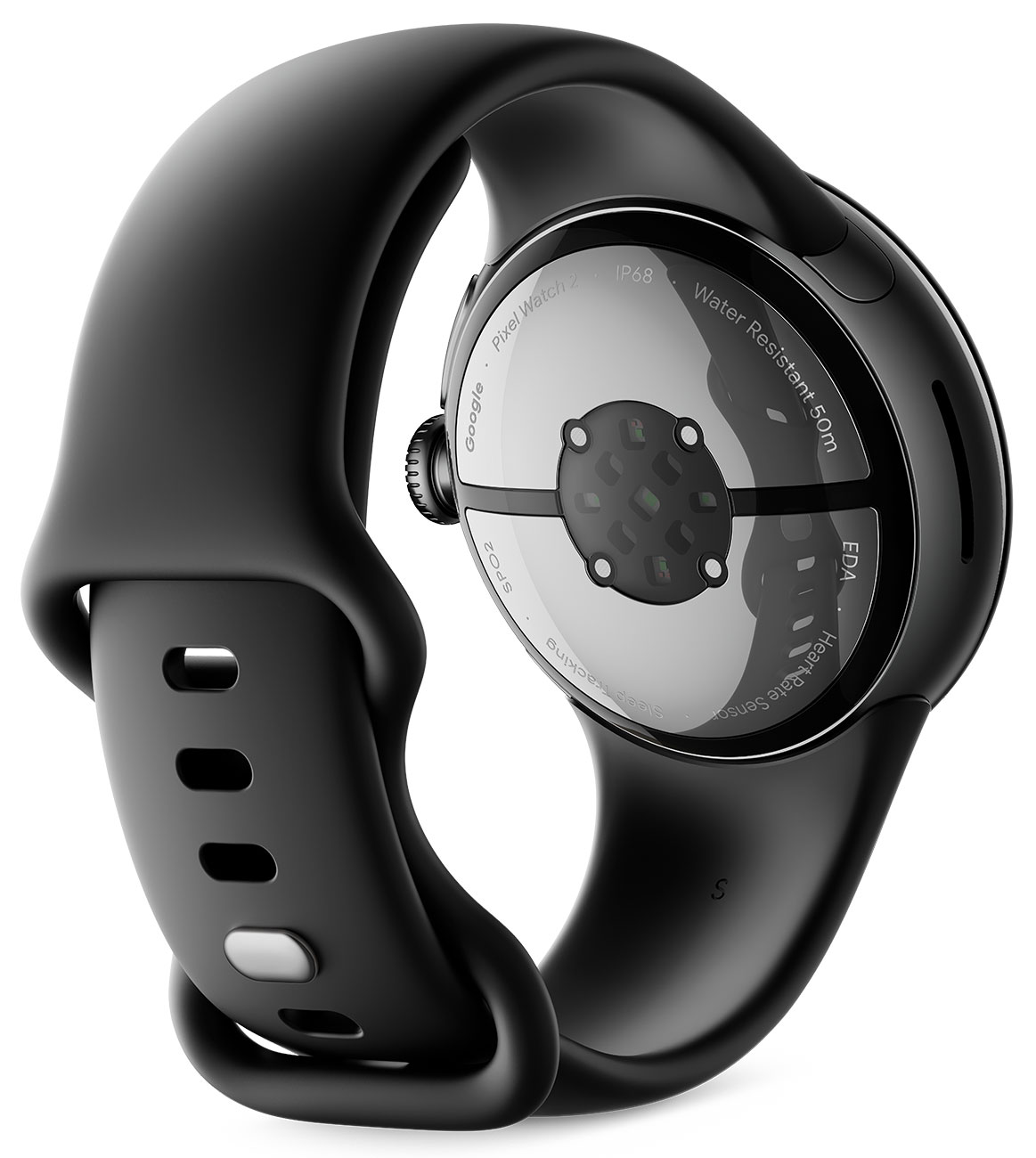 Rear Angled View of Google Smartwatch