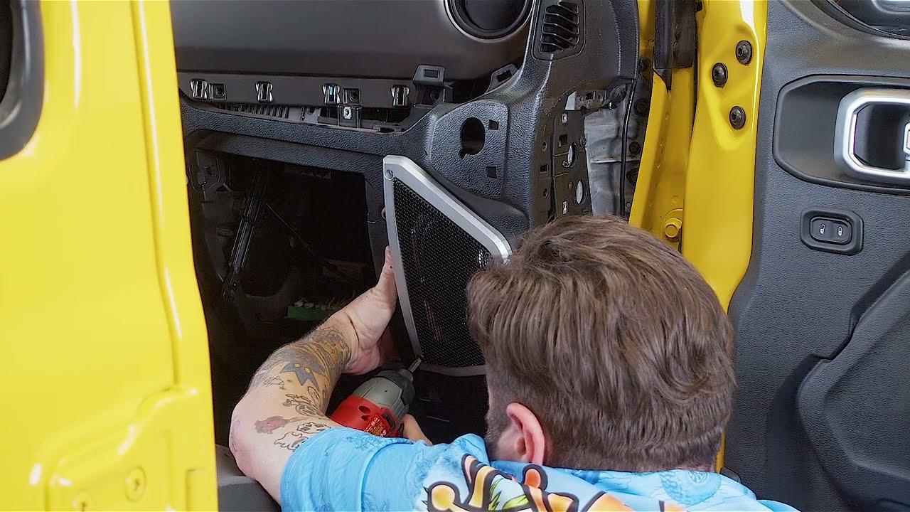 Watch Metra | How To Install JP-1018 Lower Dash Speaker Grille Cut-Ins