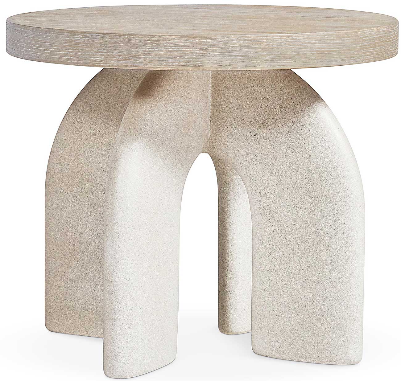 Bernhardt Antibes Side Table in Roz | Pumice