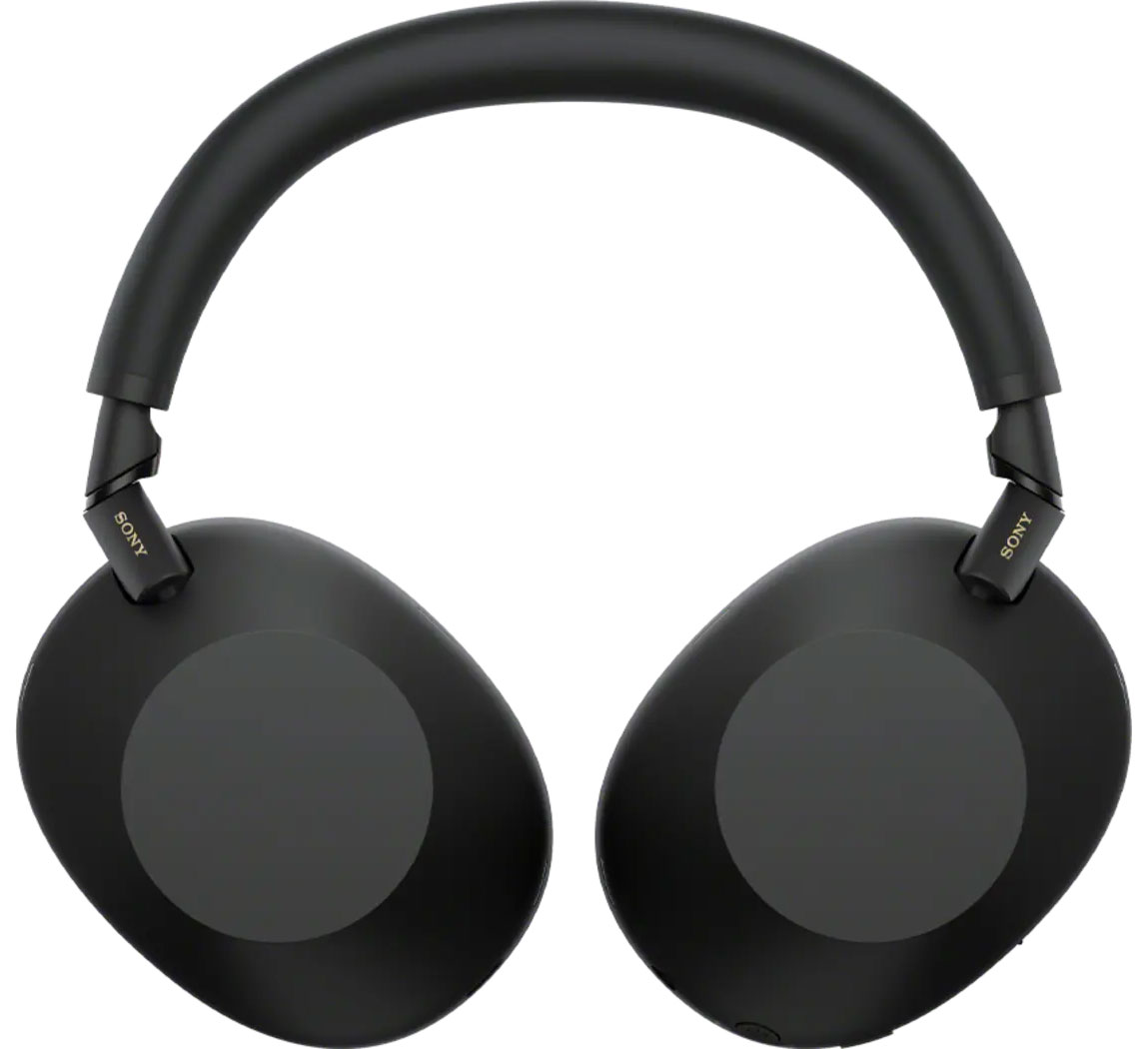 Flat View of Sony Wireless Noice Cancelling Headphones