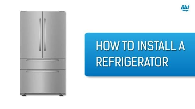 Watch The Basics - How To Install A Refrigerator