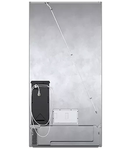 Rear view of Stainless Steel Counter-Depth Refrigerator