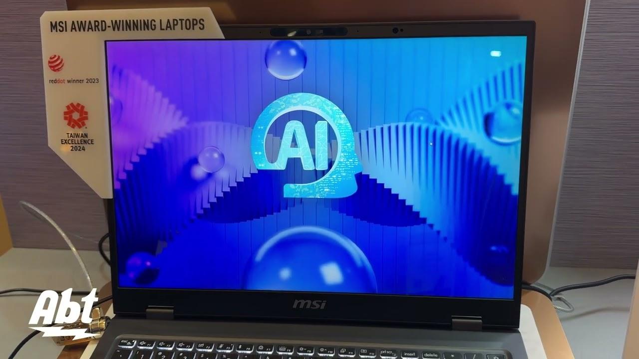 CES 2024 MSI Prestige AI Studio &amp; AI Evo Video