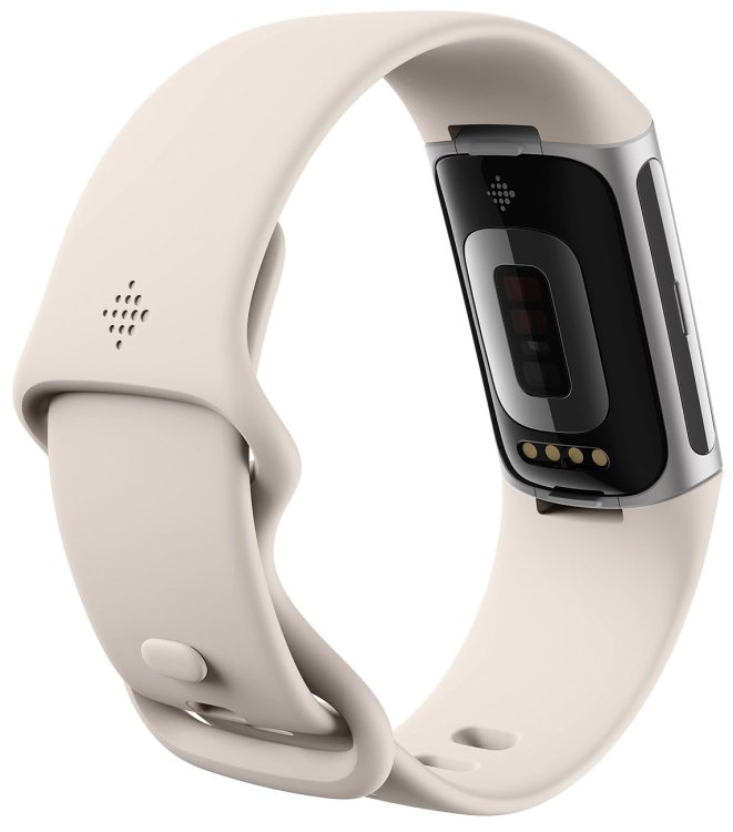 Fitbit Charge Fitness Tracker in Porcelain/Silver GA05185SLV