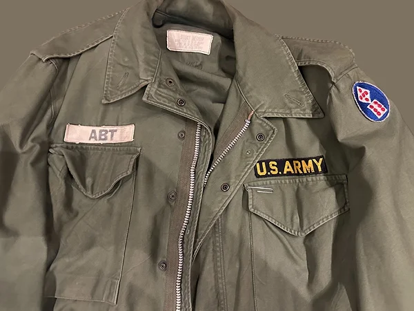 Army jacket during military service