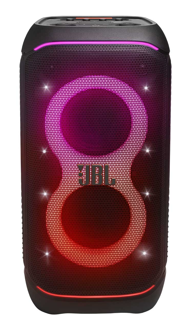 Front view of PartyBox Stage 320 Speaker