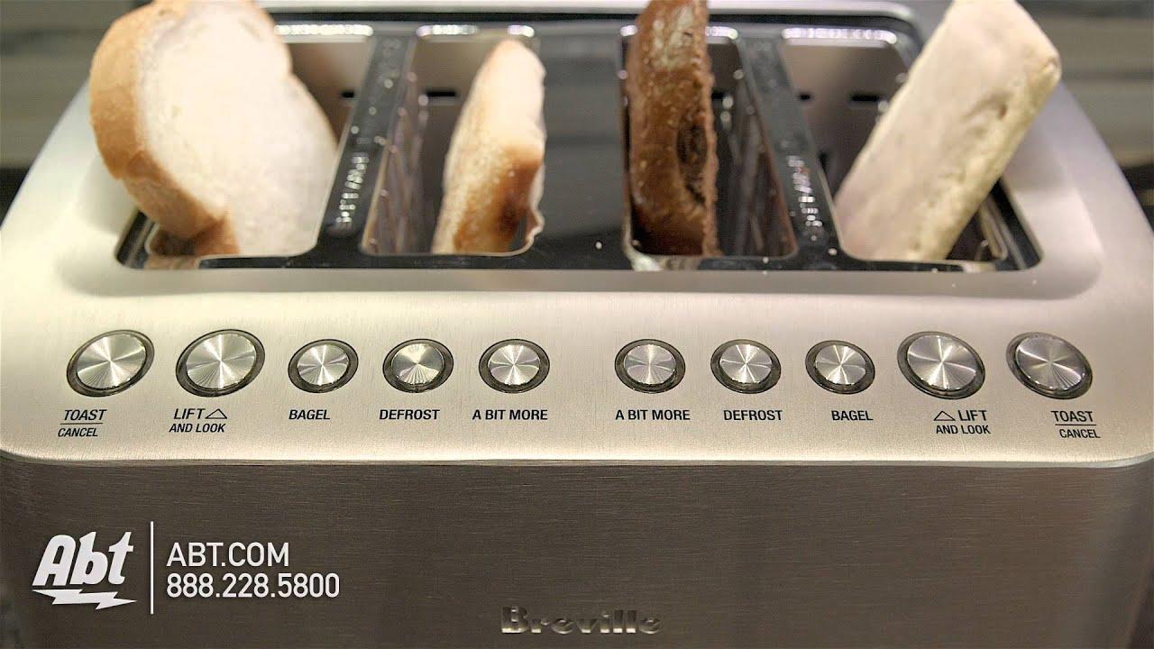 Watch Breville Die-Cast Silver 4-Slice Smart Toaster BTA840XL - Overview