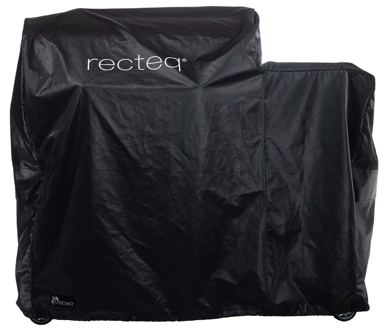 Front of Recteq Cover for Backyard Beast Grill in Black