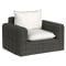 Sunset West Cabo Oversized Club Chair in Soothe Pearl Sunbrella | Kahlua