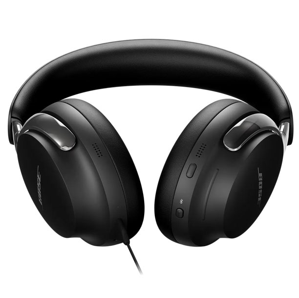 Bottom View of Bose Noise Cancelling Headphones 