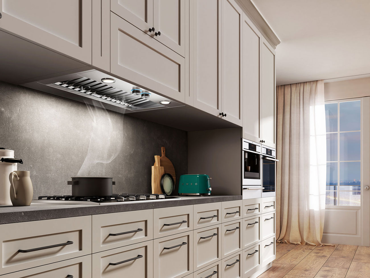 Elica - EAR134S4 - Custom Hood Ventilation