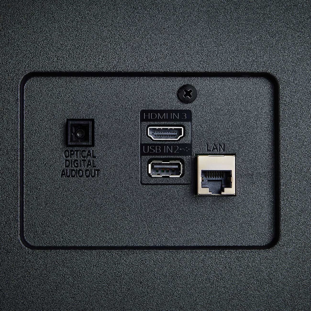 4K UHD TV Inputs Detail 1