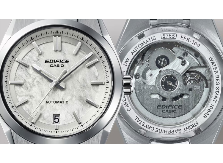 Casio Automatic Edifice Watch 39mm with Electroforming White Dial - EFK100CD-7A