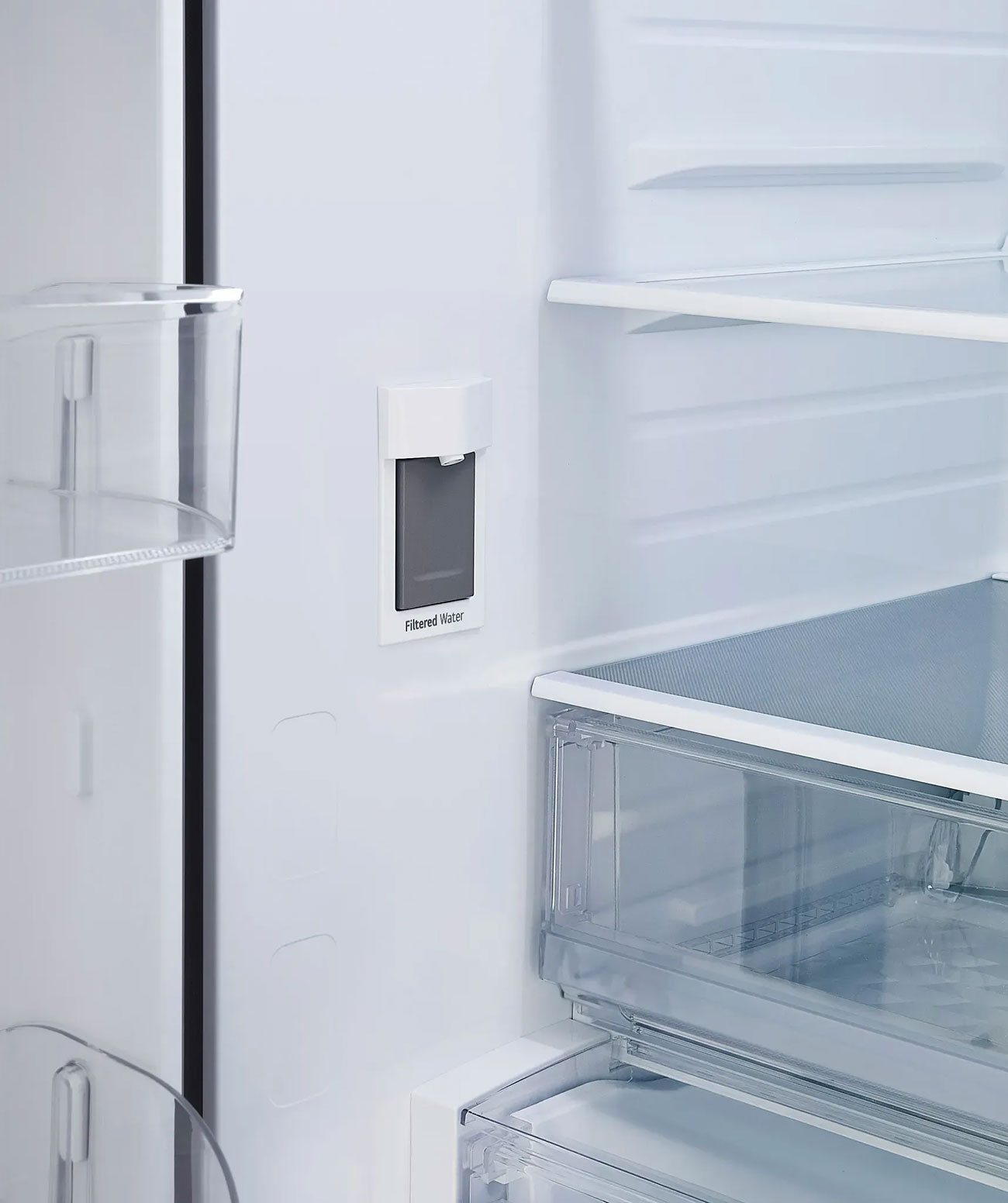 Closeup View of LG refrigerator Dispenser