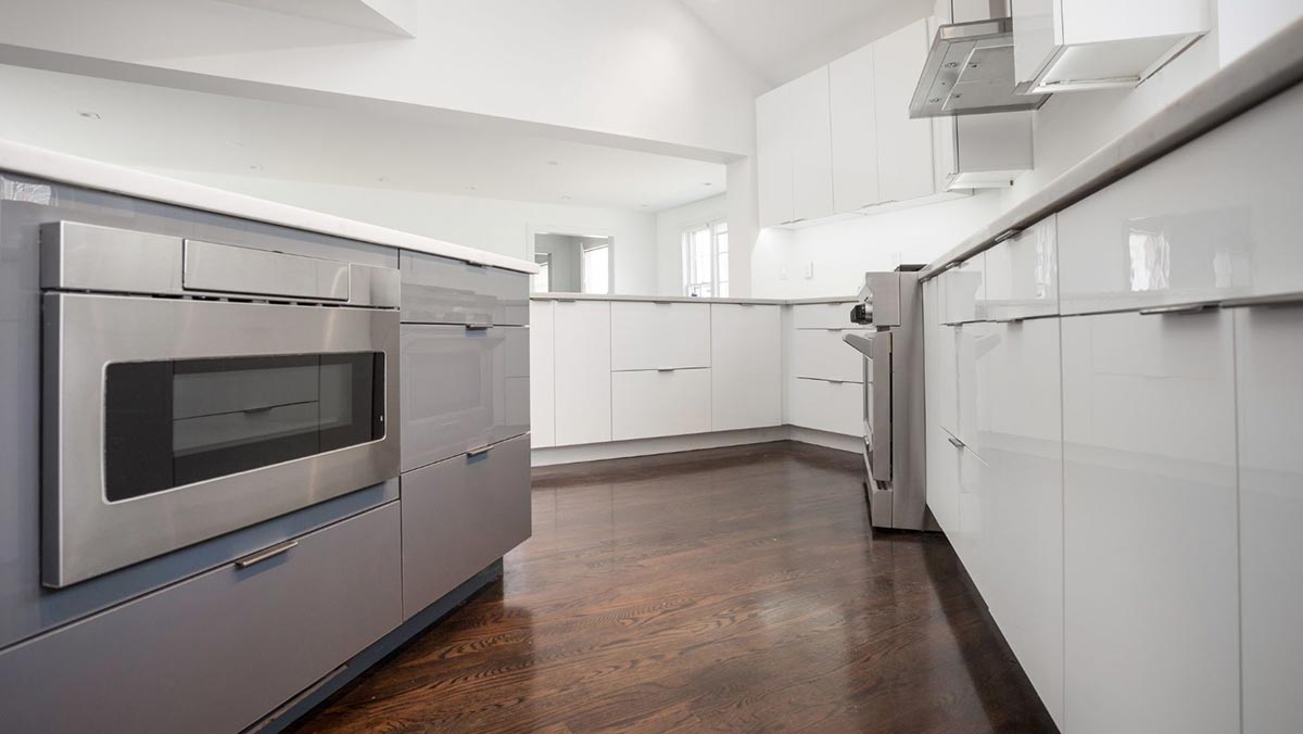 Warming Drawer Installed in All-White Kitchen