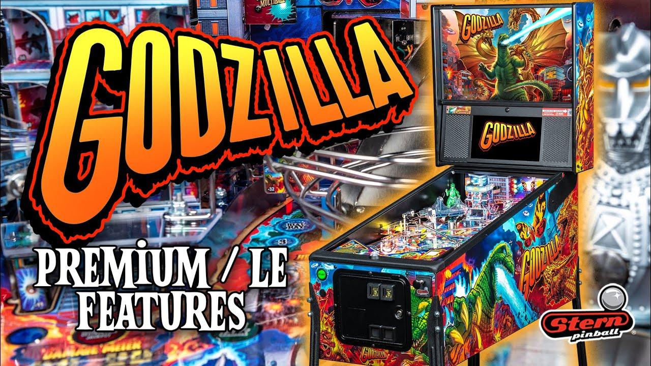 Watch Godzilla Pinball Premium/LE Model Game Features