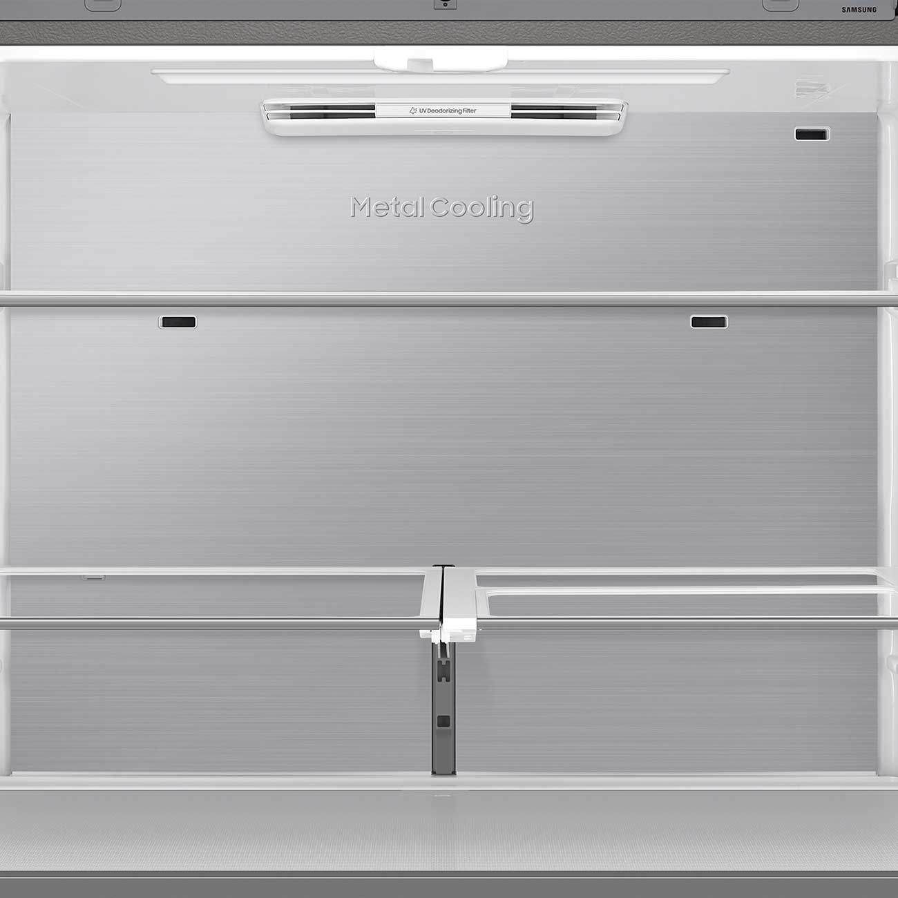 Shelves view of Samsung Bespoke Refrigerator