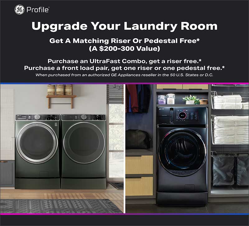 GE Profile Upgrade Your Laundry Room