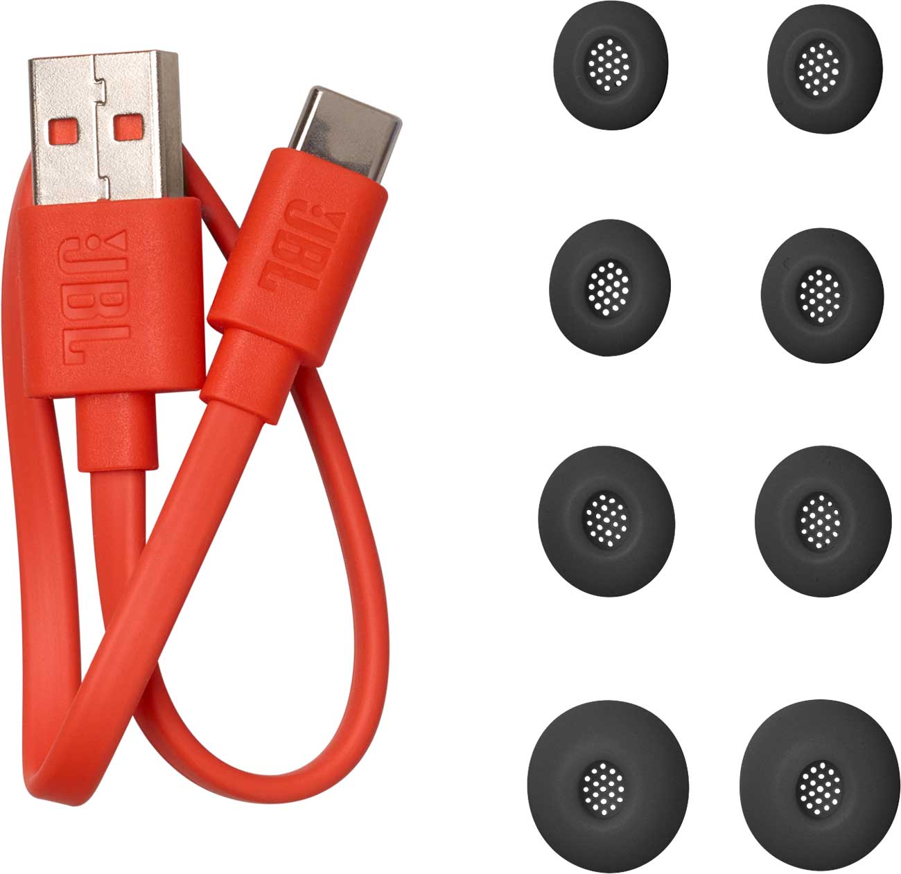 Accessories View of JBL Earbuds