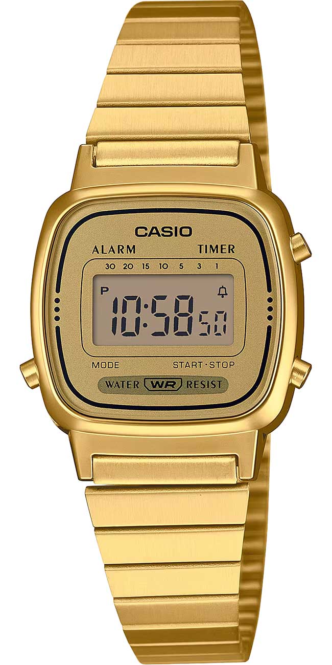 Front View of Casio Vintage Watch