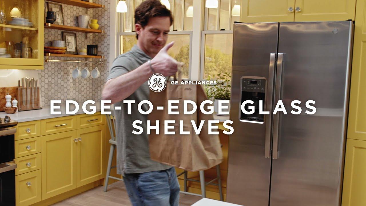 Watch GE Appliances Super G with Edge-to-Edge Glass Shelves