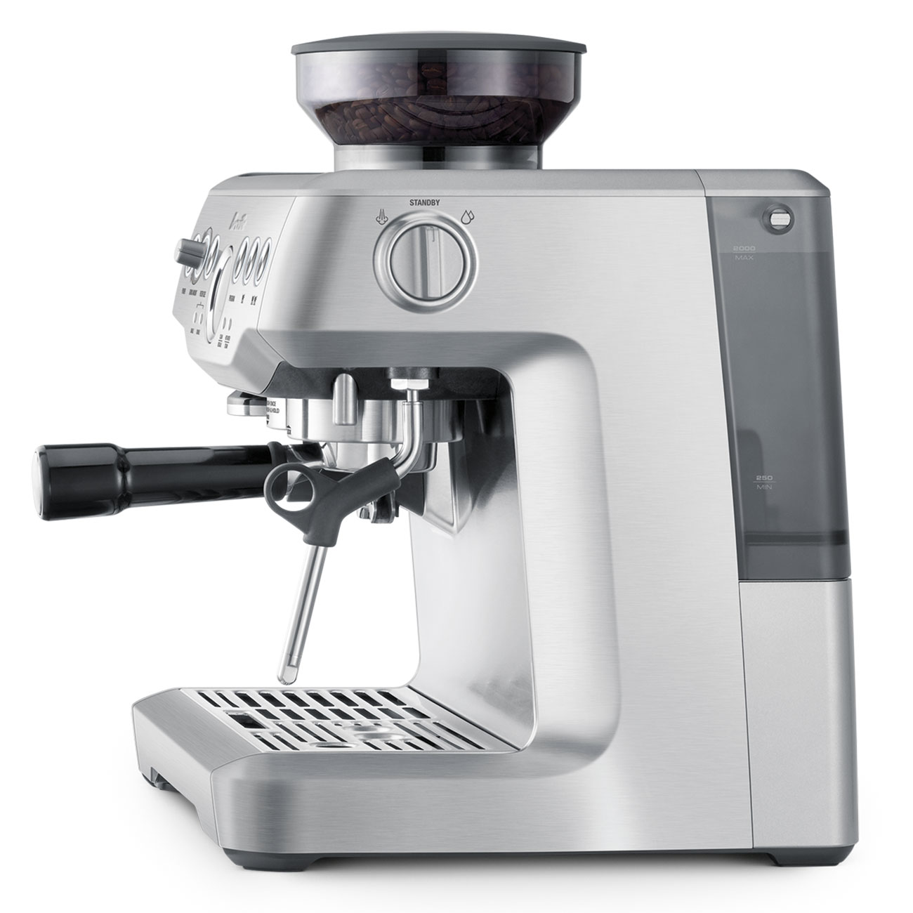 Side view of Espresso Machine