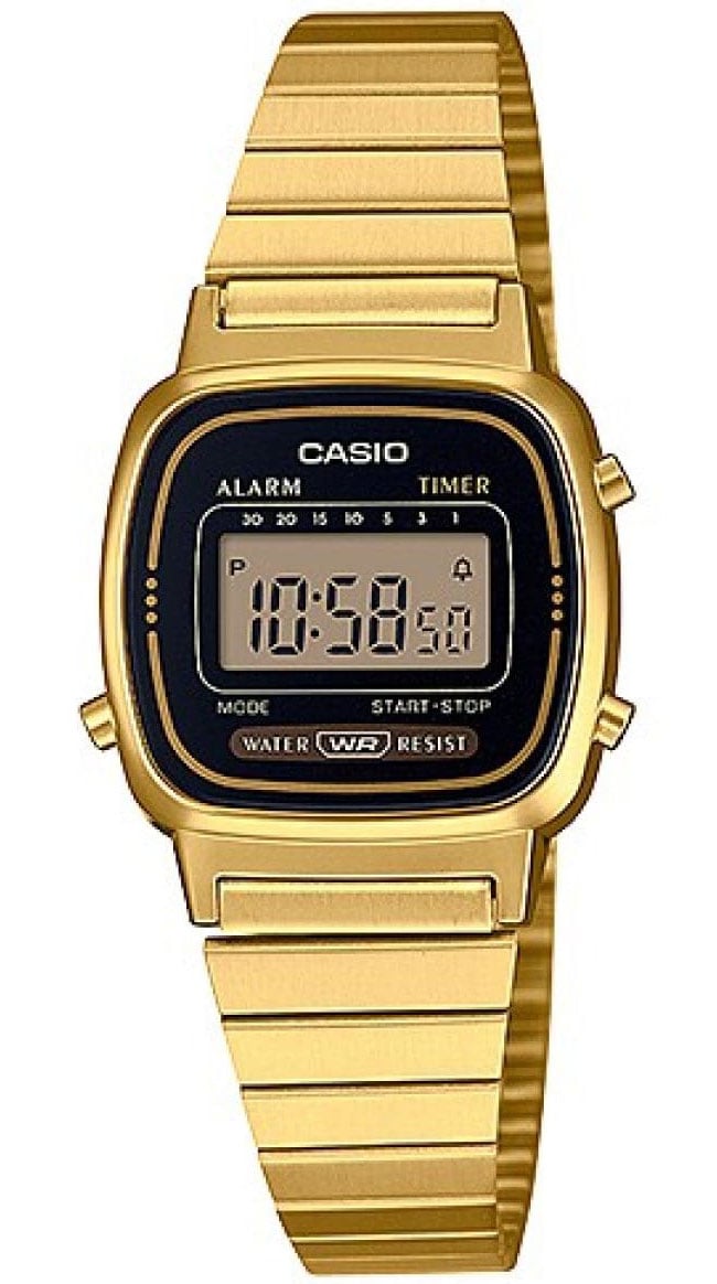 Front View of Casio Vintage Watch