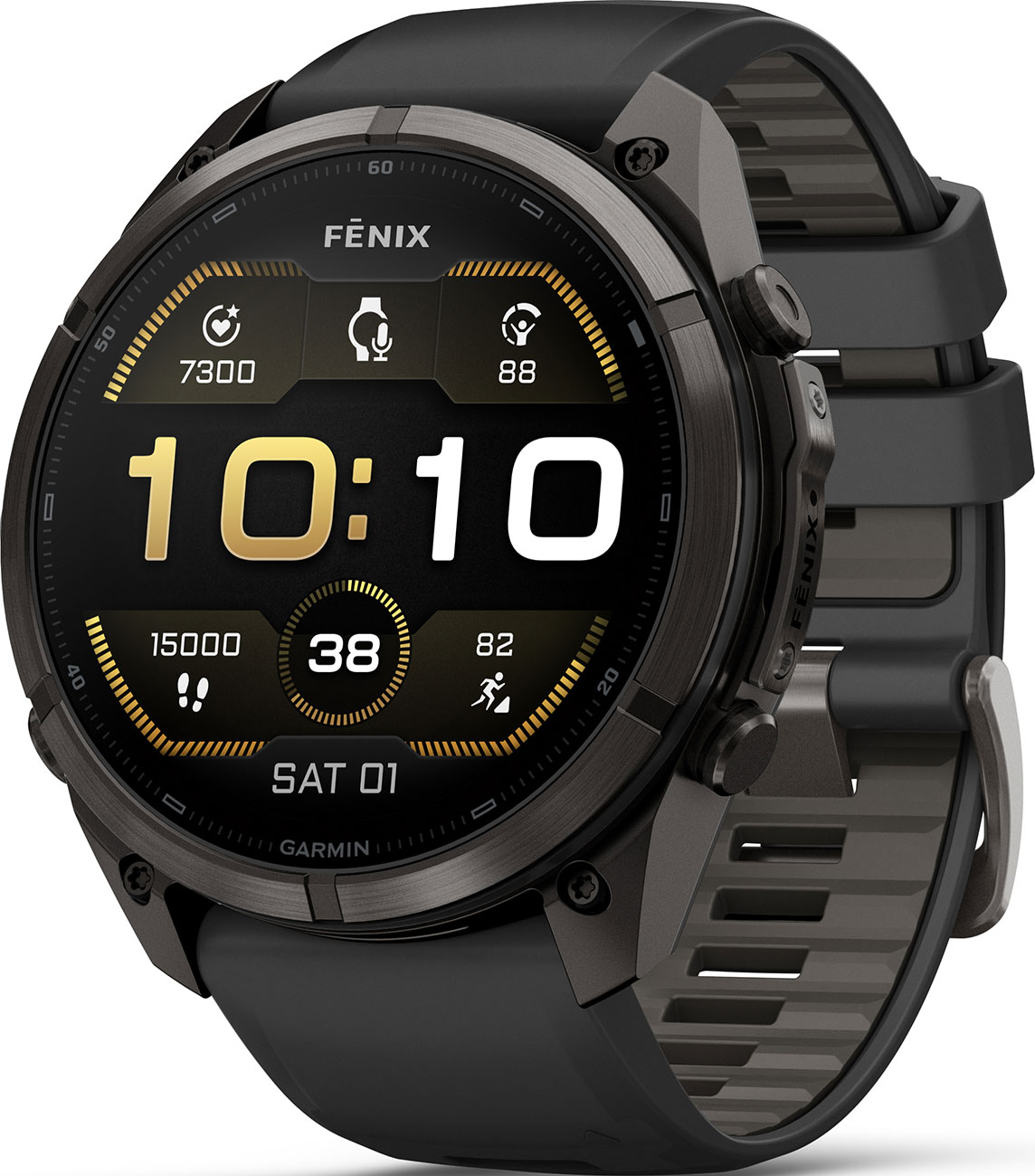 Front Left View of Garmin Smartwatch