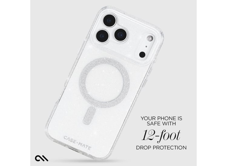 Case-Mate iPhone 17 Pro Max Twinkle Silver MagSafe Case - CM057228 Case-Mate iPhone 17 Pro Max Twinkle Silver MagSafe Case - CM057228