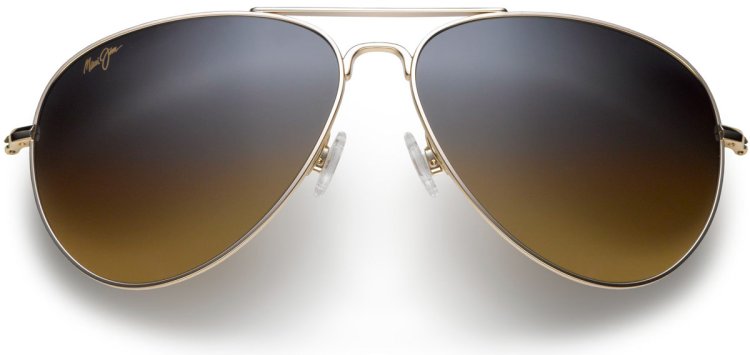 Maui Jim Mavericks Gold Unisex Sunglasses HS264-16