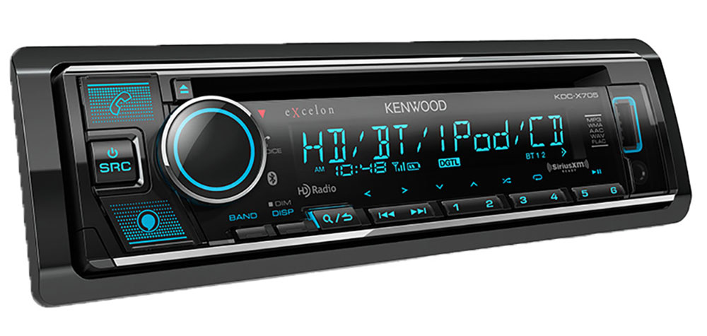 Kenwood - KDC-X705 - Car Stereos - Single DIN
