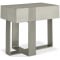 Bernhardt Tempo Nightstand - Left Facing - in Larza | Satin Nickel