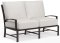Sunset West La Jolla Loveseat in Espresso | Canvas Flex Sunbrella