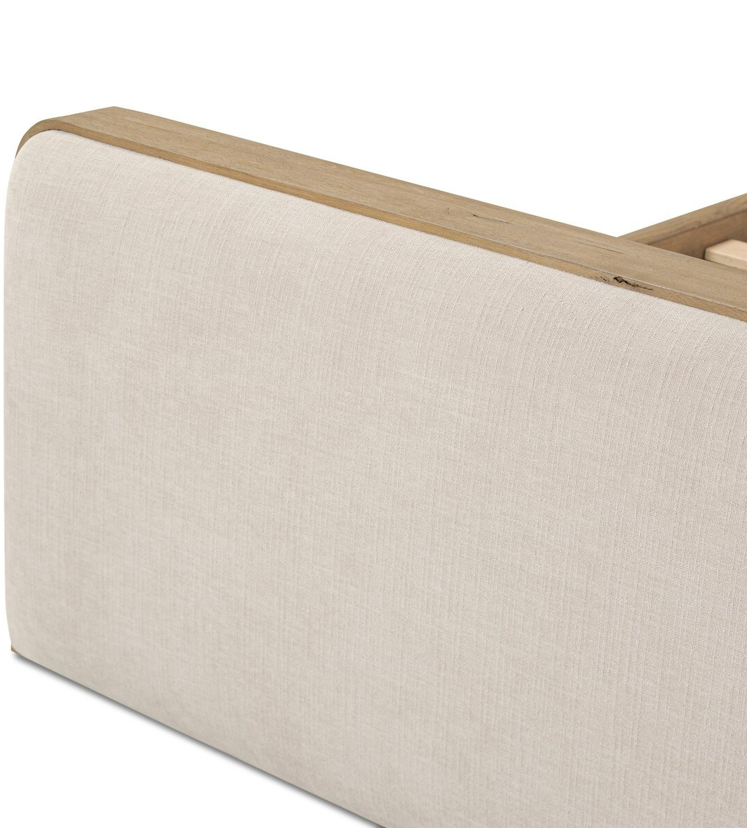Alternate view of Four Hands Pierce Bed - Queen - in Holland Sand&amp;#xA0;Fabric - 249200-001
