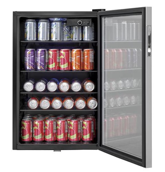 Haier - HEBF100BXS - Wine Refrigerators and Beverage Centers