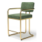 RAM Game Room Prohibition Series Barstool in Vintage Green
