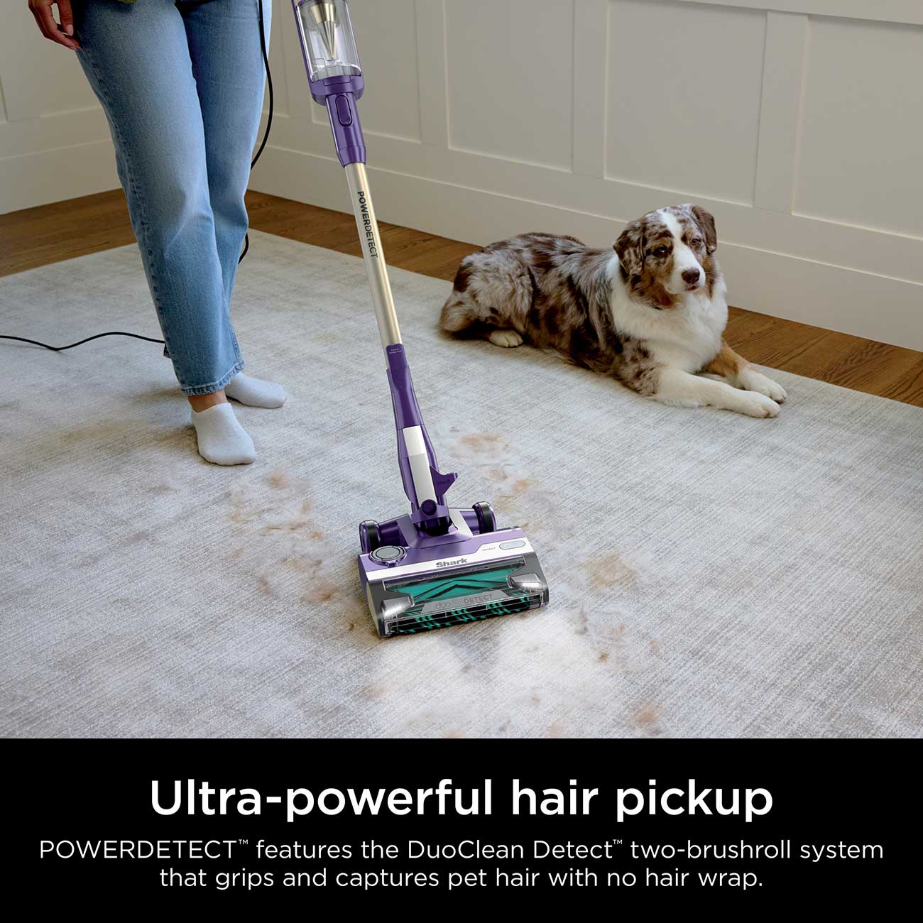 Shark PowerDetect Ultra-Light Corded Stick Vacuum PowerDetect Detail