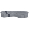 Flexsteel Sawyer Straight Console in Marine Leather