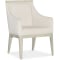 Hooker Furniture Casual Dining Modern Mood Upholstered Arm Chair in Diamond | Cottony Cotton