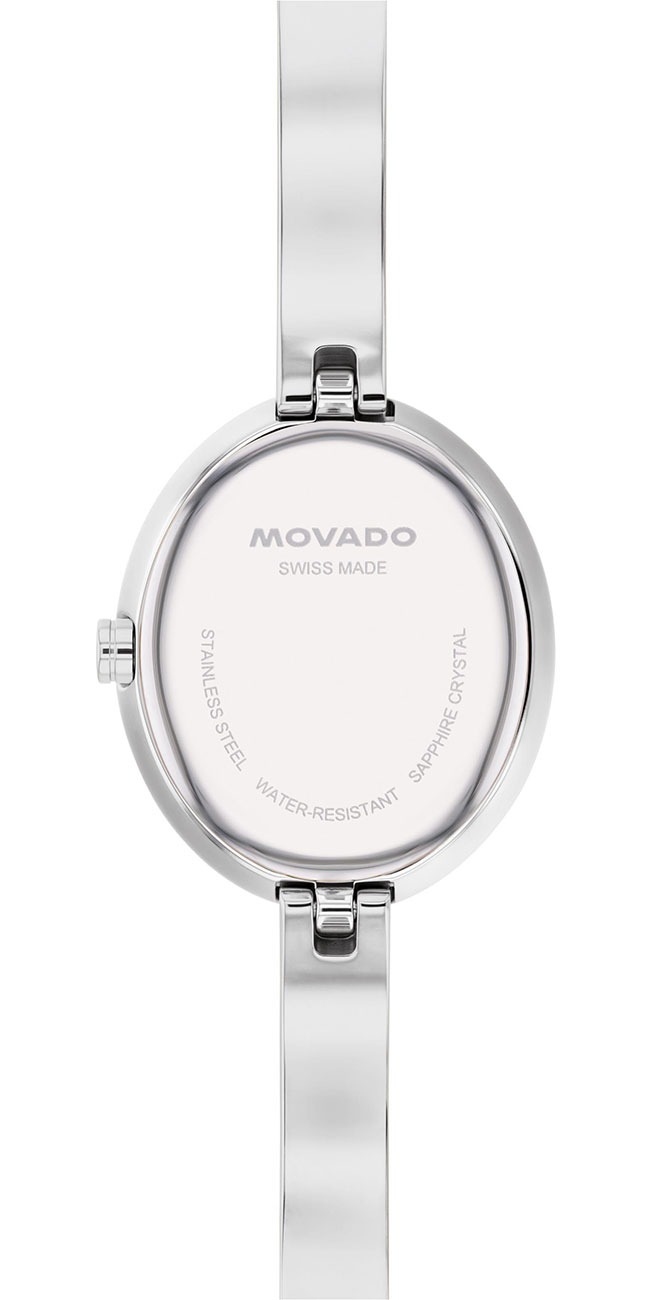 Back view of Movado Museum Bangle Watch