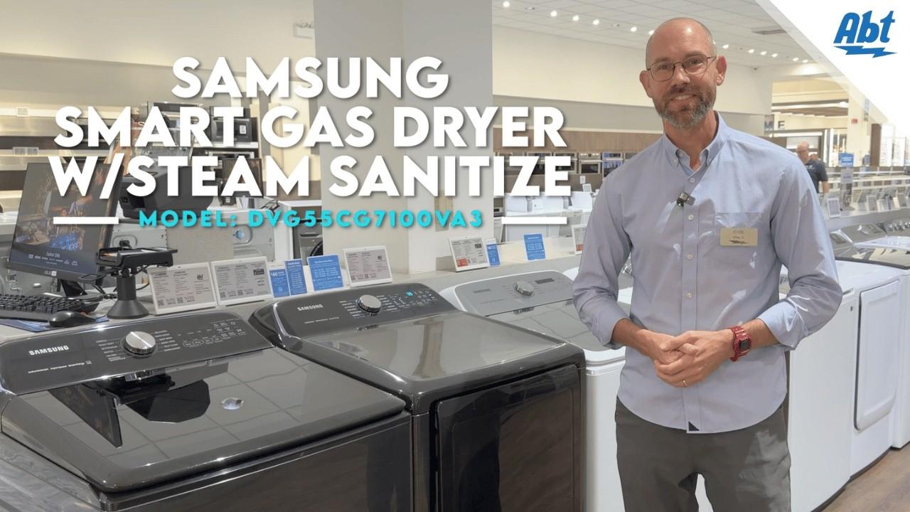 Watch Samsung Dryer DVG55CG7100VA3 Walkthrough at Abt