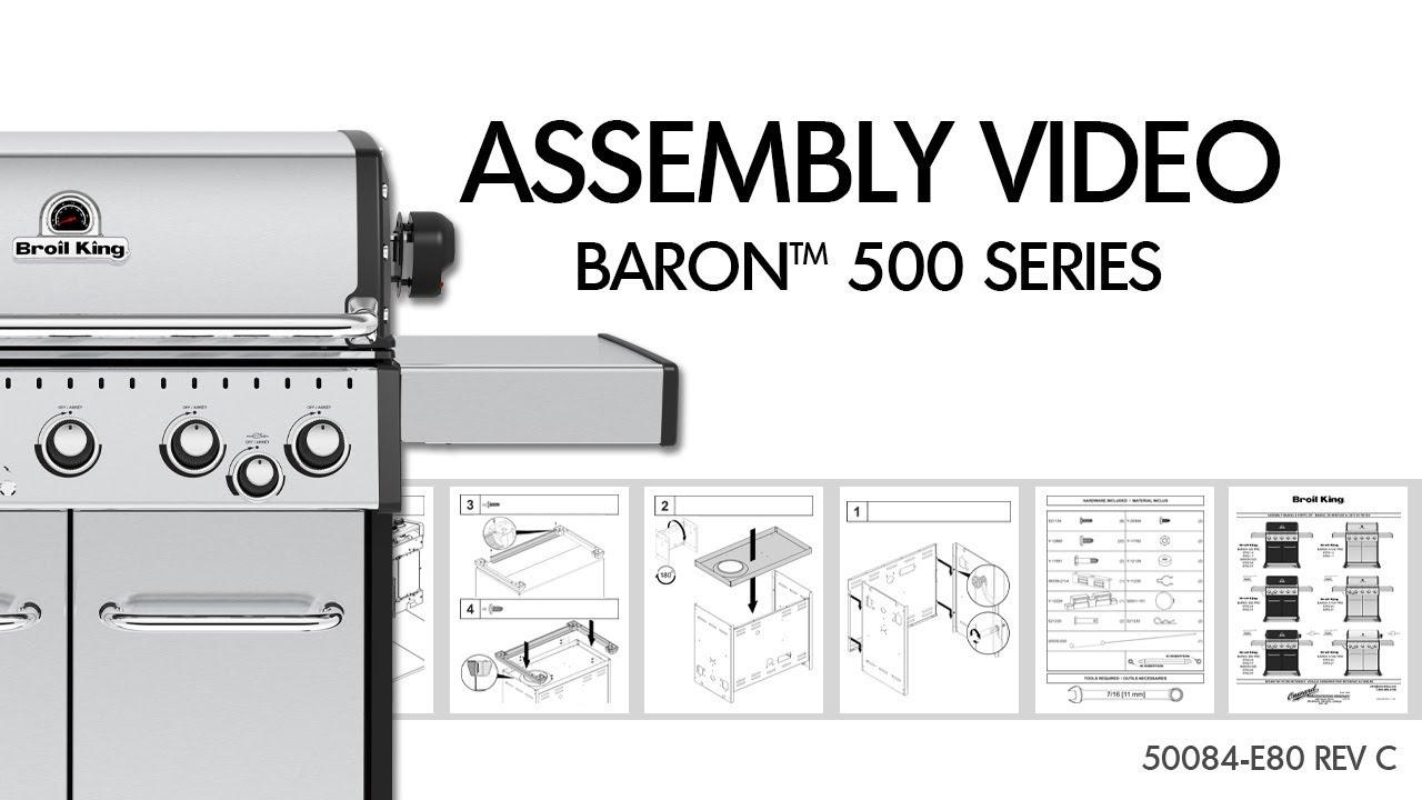 Watch Baron 500 Series Assembly | North America | Broil King